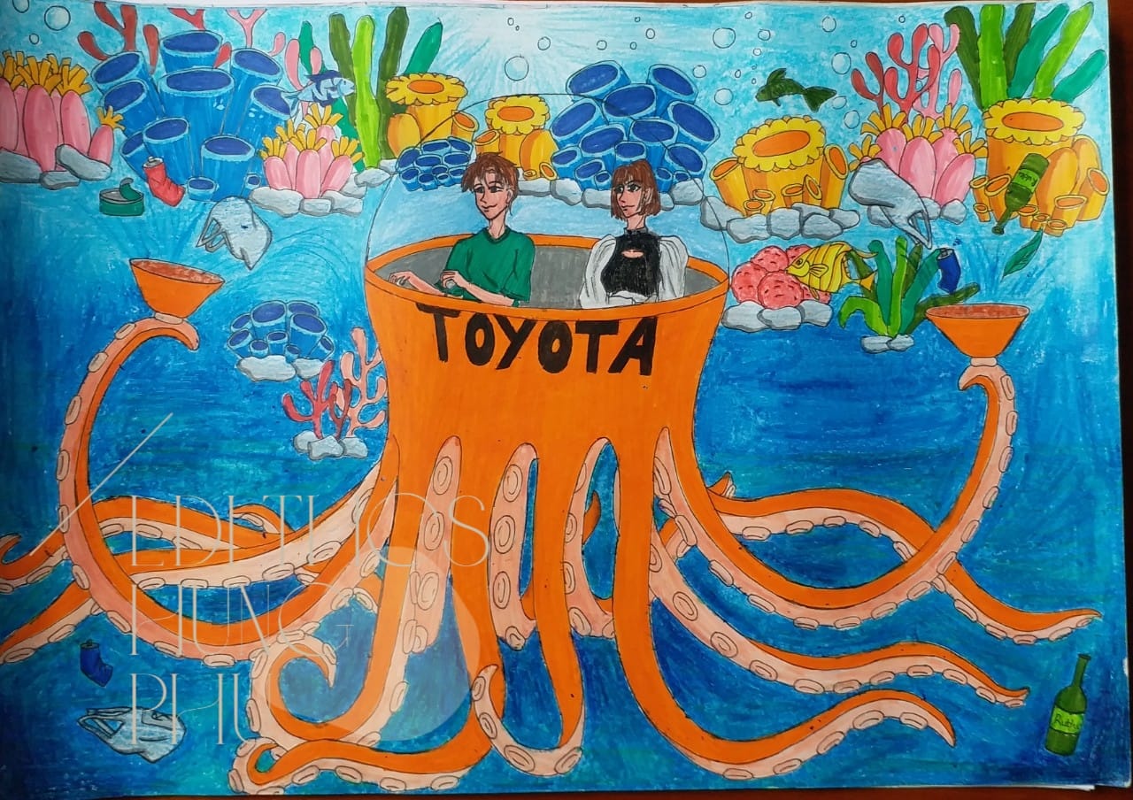 Phong trào "Vẽ tranh chiếc ô tô ước mơ"-Mang nghệ thuật và ước mơ đến với học sinh